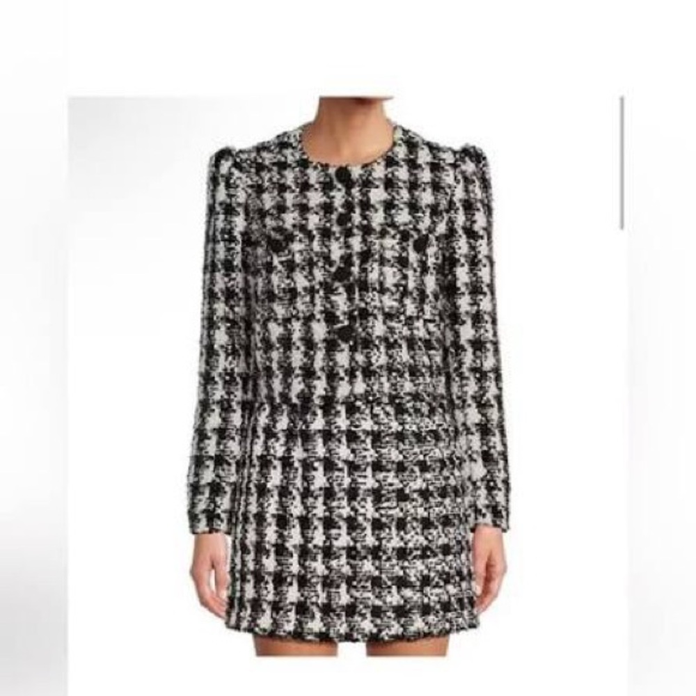 NWT Antonio Melani Blazer Black White Size 10 Workwear Chic